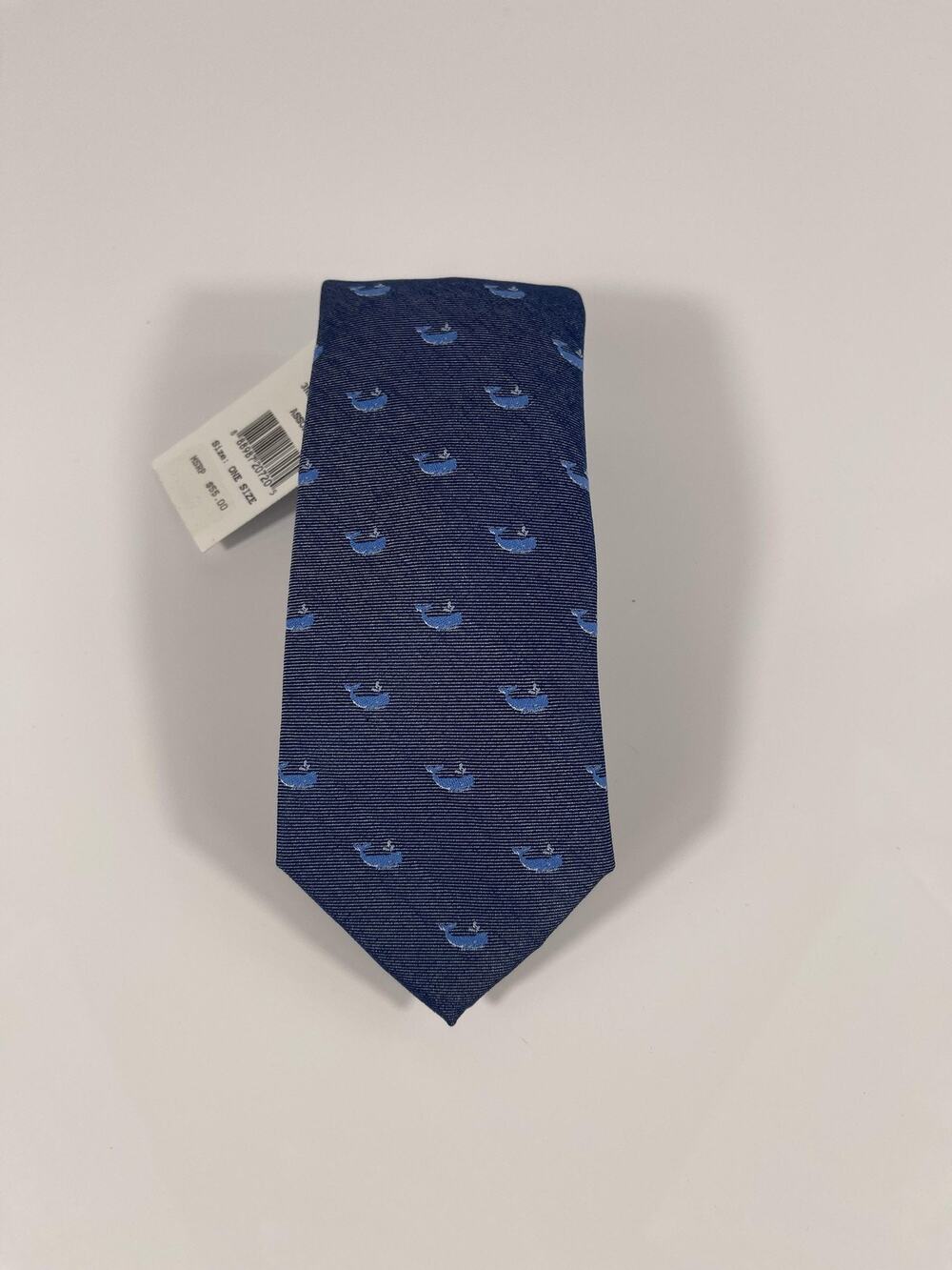 Nautica Tie Men's One Size Whale Pattern Polyester Neckwear Business Formal New